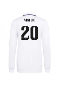 Real Madrid Vinicius Junior #20 Voetbaltruitje Thuis tenue 2022-23 Lange Mouw